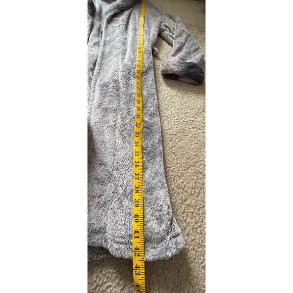 SOFT & WARM TEDDY FAUX FUR SHERPA PLUSH HOODED GOWN ROBE BLANKET Fits S-XL - Picture 5 of 5